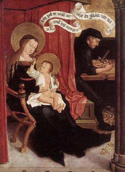 STRIGEL, Bernhard Holy Family Germany oil painting art
